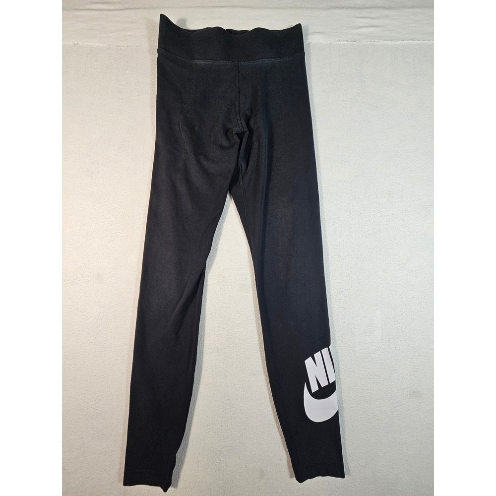 Nike Sportswear Essential Women Black Futura Logo Leggings CJ2297-011 Size S